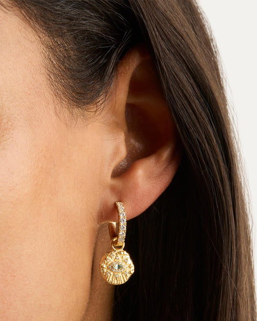 Yellow Gold Vermeil Awaken Hoops