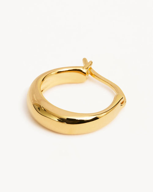 Yellow Gold Vermeil Infinite Horizon Small Hoops