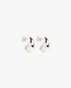 White Gold Vermeil Made of Magic Small Earrings