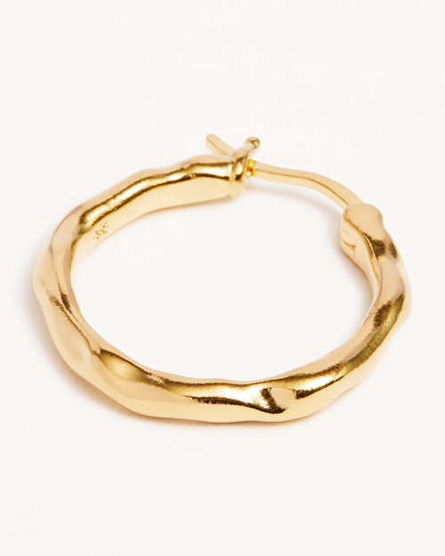 Yellow Gold Vermeil Lover Hoops