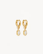 Yellow Gold Vermeil Stay Wild Hoops