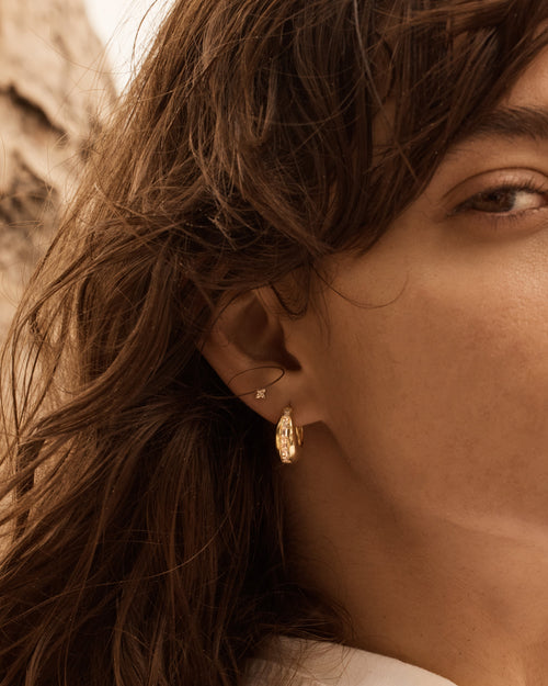 Yellow Gold Vermeil Magic of You Hoops