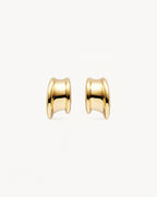 Yellow Gold Vermeil Muse Small Hoops