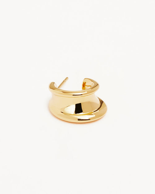 Yellow Gold Vermeil Muse Small Hoops