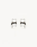 White Gold Vermeil Muse Small Hoops