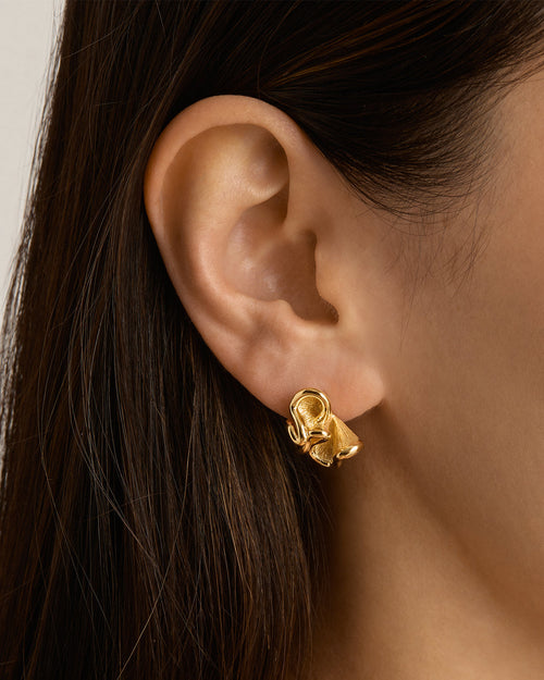 Yellow Gold Vermeil Joy Earrings