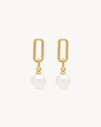Yellow Gold Vermeil New Beginnings Drop Earrings