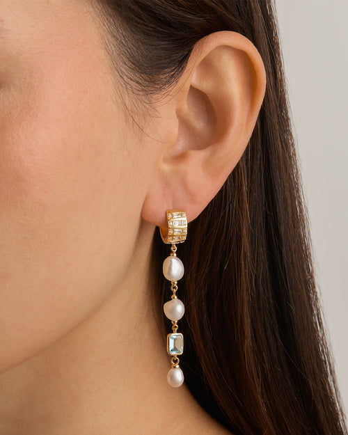 Yellow Gold Vermeil Follow Your Dreams Hoops