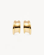 Yellow Gold Vermeil Muse Large Hoops