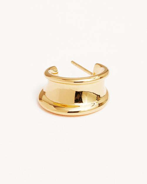 Yellow Gold Vermeil Muse Large Hoops