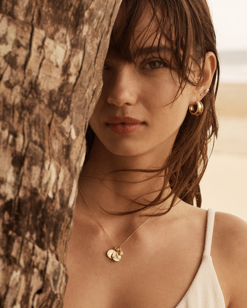 Yellow Gold Vermeil Muse Large Hoops