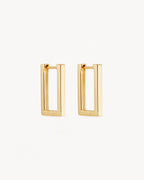 Yellow Gold Vermeil Devotion Hoops