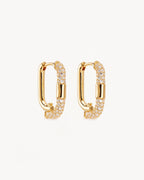 Yellow Gold Vermeil Unlock Your Potential Hoops