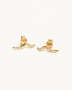 Yellow Gold Vermeil Chasing Tides Earrings
