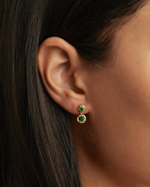 Yellow Gold Vermeil Depth of You Drop Earrings