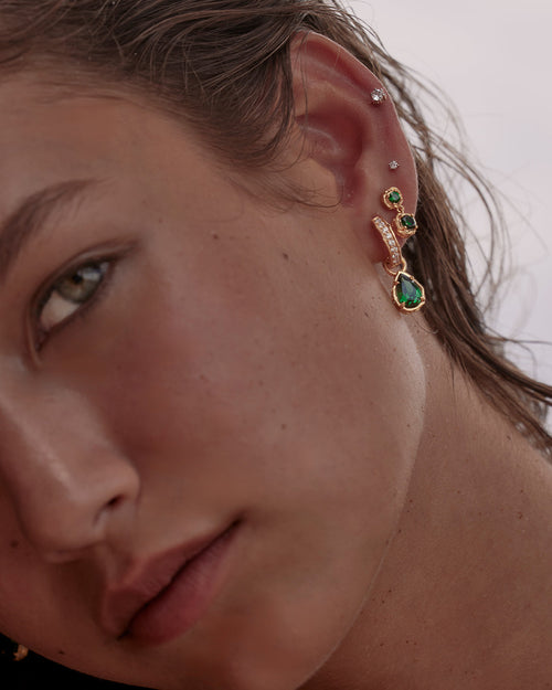 Yellow Gold Vermeil Depth of You Drop Earrings