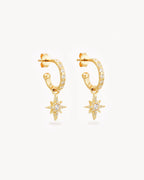 Yellow Gold Vermeil Dancing In Starlight Hoops