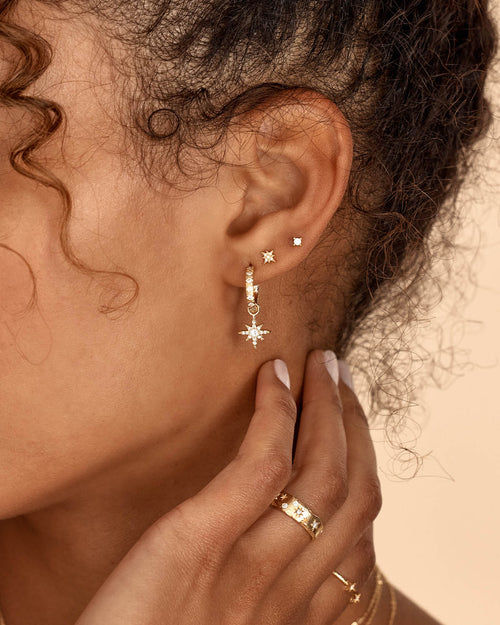 Yellow Gold Vermeil Starlight Earrings