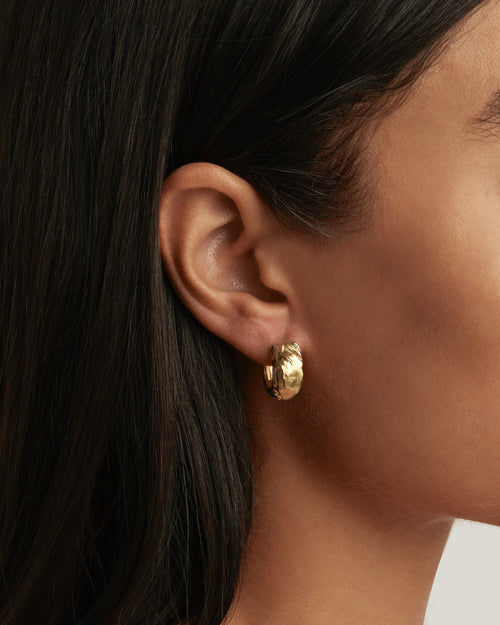 Gold Plated Drift Hoops