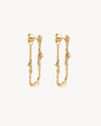 Yellow Gold Vermeil Drift Chain Earrings