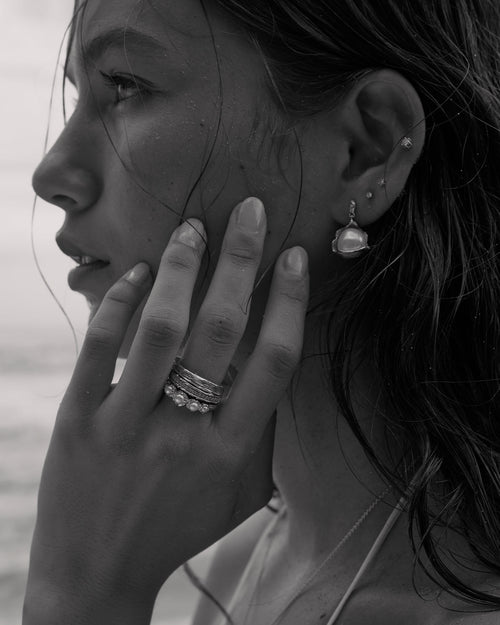 Yellow Gold Vermeil A Place to Dream Pearl Drop Earrings