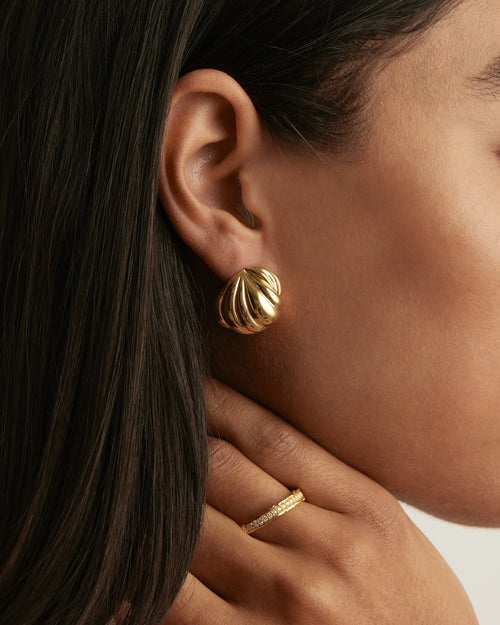 Gold Plated Ocean Dreaming Earrings