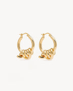 Gold Plated Always With You Hoops