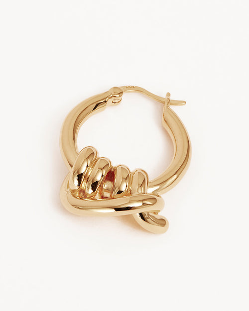 Gold Plated Always With You Hoops