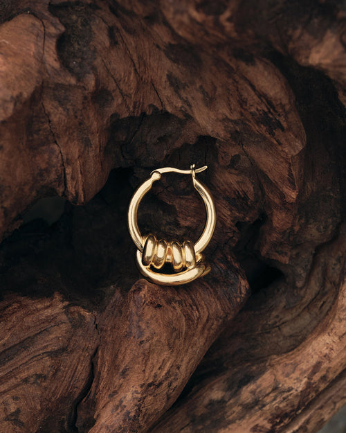 Gold Plated Always With You Hoops