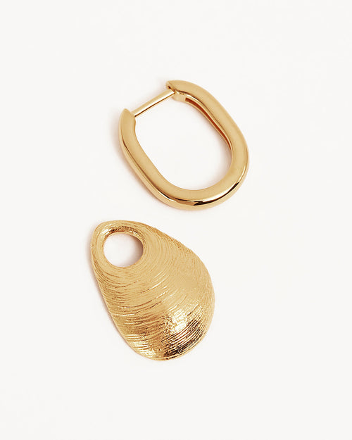 Yellow Gold Vermeil Beneath the Sea Hoops