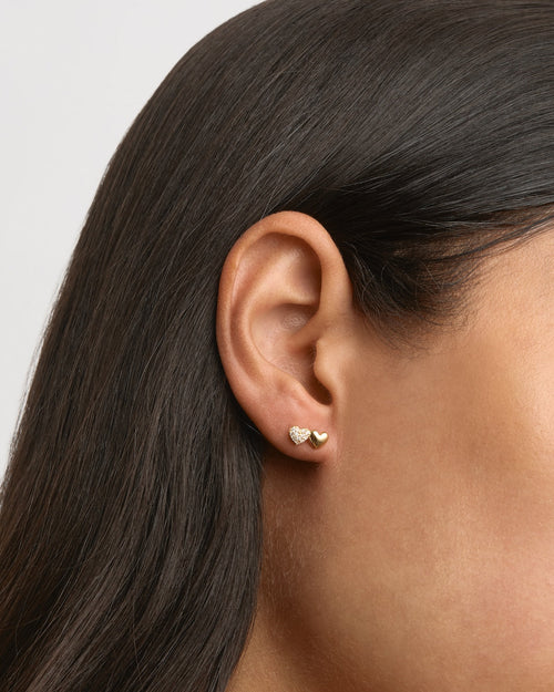 Yellow Gold Vermeil Always By Your Side Stud Earrings