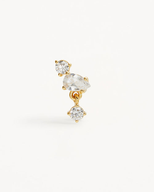 Yellow Gold Vermeil No Rain, No Flowers Stud Earrings