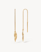Yellow Gold Vermeil Awaken Thread Earrings