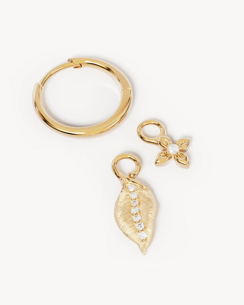 Yellow Gold Vermeil Begin Again Hoops