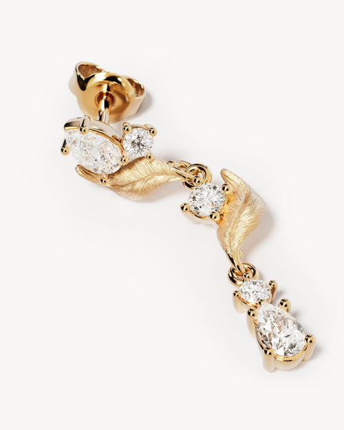 Yellow Gold Vermeil Through the Seasons Drop Earrings