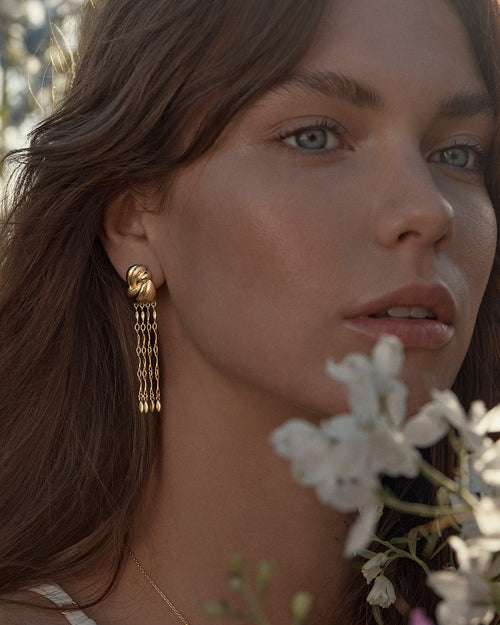 Gold Plated Grow With You Earrings