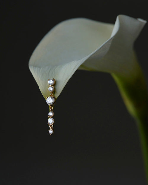 Yellow Gold Vermeil Forever Yours Drop Earrings