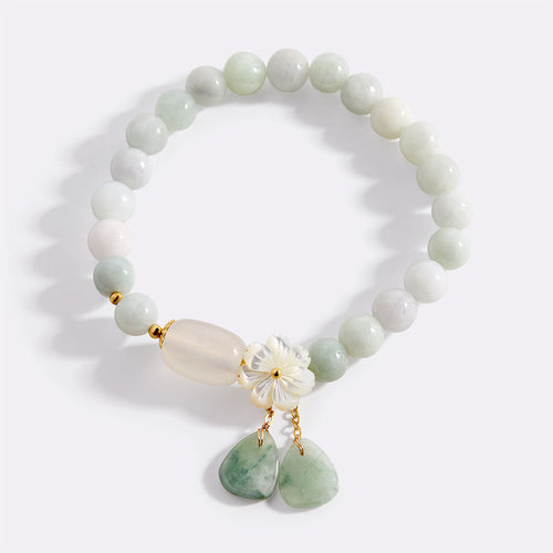 White Jade Luck Bracelet