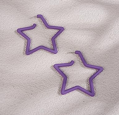 Ear Candy Star Hoop Earrings