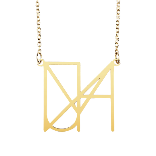 Minimalist Monogram Name Necklace