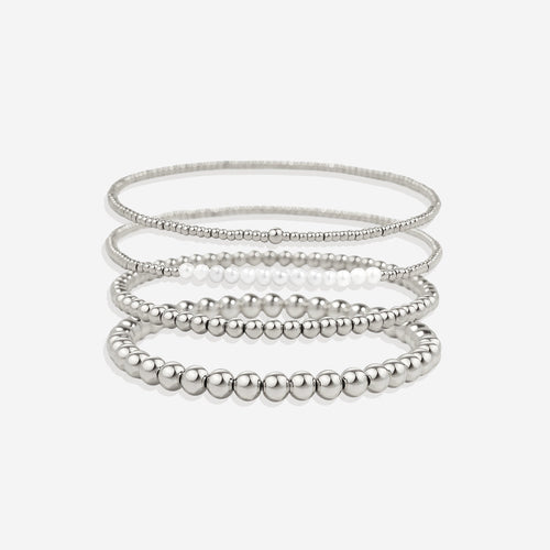 Everyday Pearl Bracelet Stacking Set