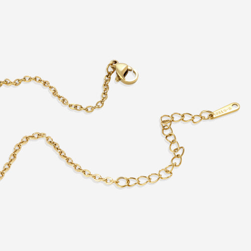 Monogram Portrait Pendant Necklace