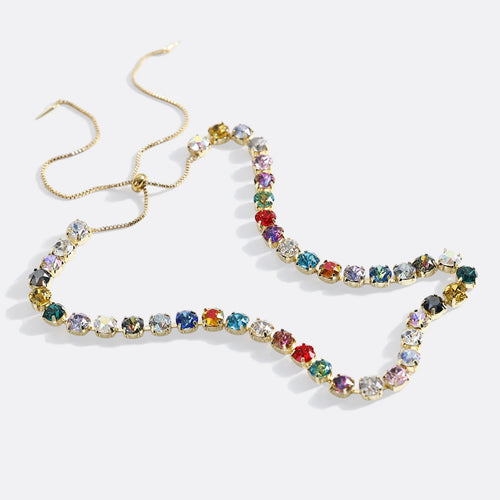 Ombr Crystal Adjustable Necklace