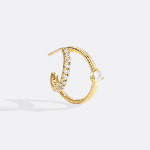 The Nova Double Hoop Earrings