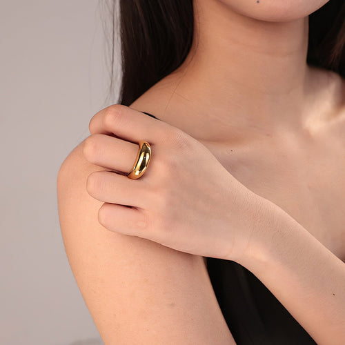 Sculptural Dome Ring