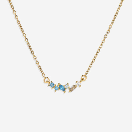 Ombre Birthstone Necklace