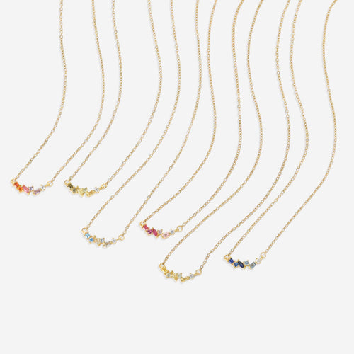 Ombre Birthstone Necklace