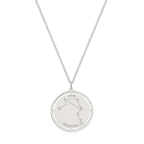 Personalized Constellation Pendant Necklace