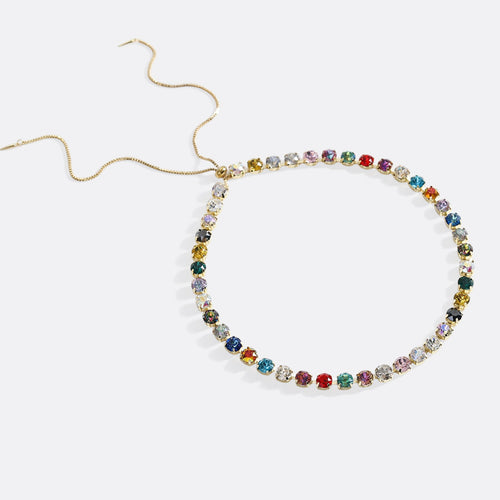 Ombr Crystal Adjustable Necklace