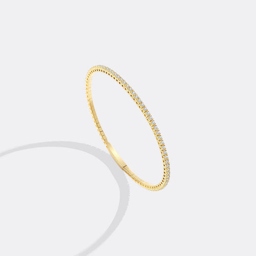 Flexible Diamond Tennis Bracelet